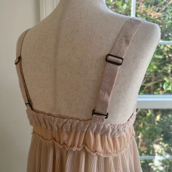 RARE FP ONE Ballet Pink Sheer Babydoll Top BEAUTIFUL DREAMY Sz XS - Picture 12 of 17